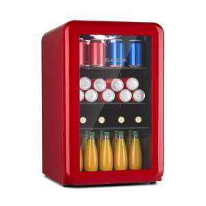 Klarstein PopLife, chladnička na nápoje, chladnička, 70 l, 0-10°C, retro dizajn, LED