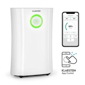 Klarstein DryFy Pro Connect, odvlhčovač vzduchu, WiFi, kompresia, 20 l/d, 20 m2, 370 W, biely