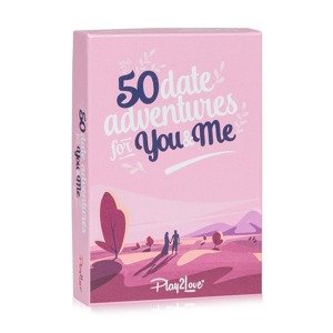 Spielehelden 50 Date Adventures for You & Me, игра с карти, за двойки, 50 карти v anglickom jazyku