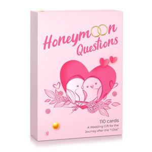 Spielehelden Honeymoon Questions, Kartová hra, Viac ako 100 otázok, Darčeková krabička v anglickom jazyku