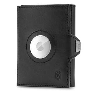 Slimpuro TRYO Trifold Airtag Wallet, 12 kariet, vrecko na mince, 9,2 x 2,2 x 7,5 cm (Š x V x H), ochrana RFID
