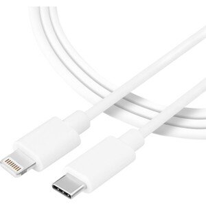 Tactical Smooth Thread Cable USB-C/Lightning 0,3m biely
