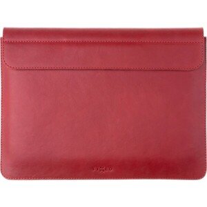 FIXED Oxford kožené púzdro MacBook 12" červené