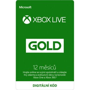 Xbox Live Gold - predplatné na 12 mesiacov (kód online)