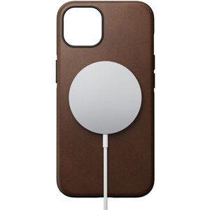 Nomad Rugged Leather MagSafe kryt iPhone 13 hnedý