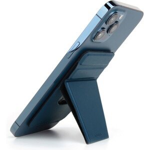UNIQ LYFT MagSafe stojanček so slotmi pre platobnú kartu modrý