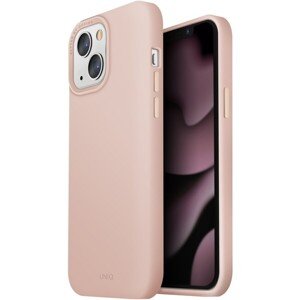 UNIQ Lino Blush Pink MagSafe Compatible iPhone 13 ružový