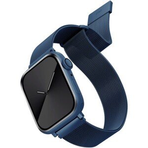 UNIQ Dante oceľový remienok Apple Watch 45/44/42mm Cobalt modrý