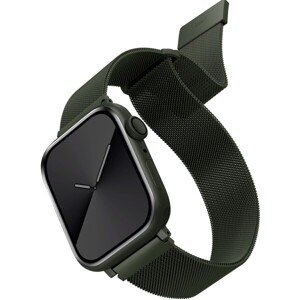 UNIQ Dante oceľový remienok Apple Watch 45/44/42mm Hunter zelený