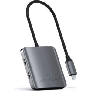 Satechi 4-PORT USB-C Hub (4xUSB-C až 5 Gbps) - vesmírne šedý