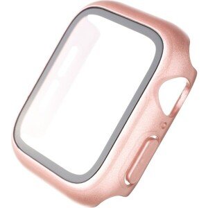 FIXED Pure+ púzdro s temperovaným sklom Apple Watch 40mm ružové