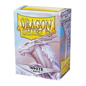 Dragon Shield Standard Sleeves - Matte White (100 ks)
