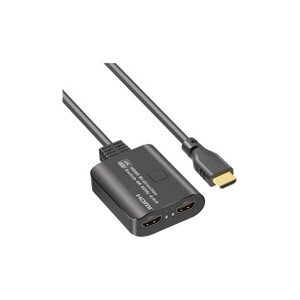 PremiumCord HDMI 2.0 Switch 4K@60Hz, 4:4:4 obojsmerný 2-1 alebo 1-2