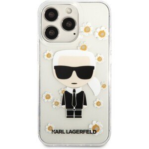 Karl Lagerfeld Ikonik Flower Kryt iPhone 13 Pro číry