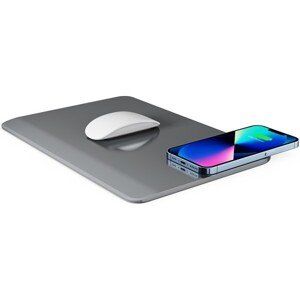 CubeNest Magnetic Wireless charging mouse pad S1M2 - Gery