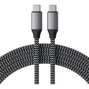 Satechi USB-C na USB-C 100W Braided Charging 2m Cable - Grey