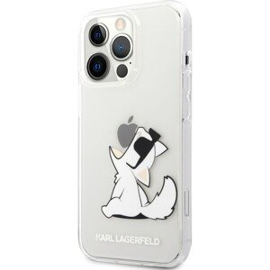 Karl Lagerfeld PC/TPU Chúpette Eat kryt iPhone 14 Pro Max číry