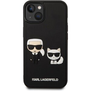 Karl Lagerfeld and Choupette 3D Kryt pre iPhone 14 Max Black