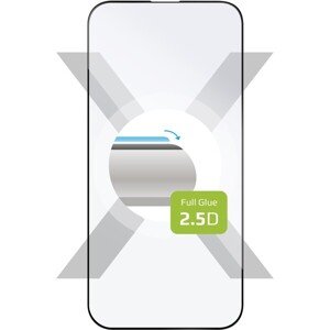 Ochranné tvrdené sklo FIXED Full-Cover pre Apple iPhone 14 Pro, lepenie cez celý displej, čierne