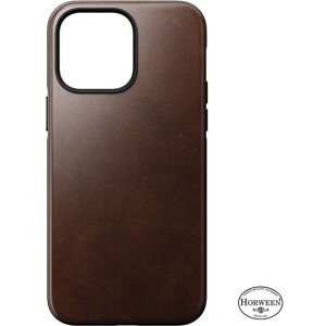 Nomad Modern Leather MagSafe Case iPhone 14 Pro Max tmavo hnedá