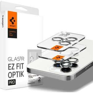 Spigen Glass EZ Fit Optik Pro 2 Pack tvrdené sklo na fotoaparát iPhone 14 Pro/iPhone 14 Pro Max stri
