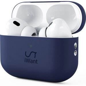iWant Silicone Cover Airpods Pro 2 tmavo modrá