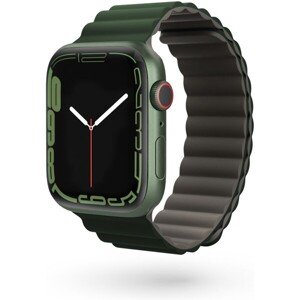 Epico Watch Strap Magnetic for Apple Watch 38/40/41mm - šedá/zelená