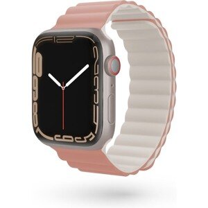 Epico Watch Strap Magnetic for Apple Watch 42/44/45/49 mm-ružová/sivá