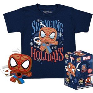 Funko Pocket POP! & Tee: Marvel - Spider-Man (Gingerbread ) detské S