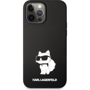 Karl Lagerfeld Liquid Silicone Choupette NFT kryt iPhone 13 Pro Max čierny