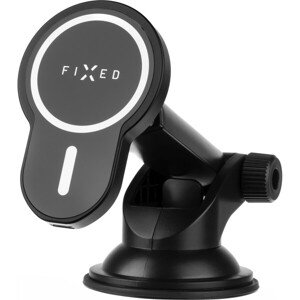Držiak s bezdrôtovým nabíjaním FIXED MagClick XL s podporou uchytenia MagSafe, na sklo alebo palubný