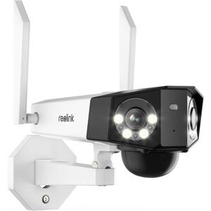 Reolink Duo 2 LTE, 2K + 6MP LTE Dual-Lens Wire Free Camera, Super HD @ 15FPS, 2x3.2mm lenses @ 180 °