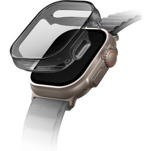 UNIQ GARDE HYBRID WATCH CASE WITH SCREEN PROTECTION 49MM - SMOKED (TINTED GREY)