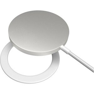 Magnetická nálepka na mobilné telefóny pre použitie technológie MagSafe FIXED MagPlate, biela