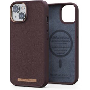 Leather Magsafe Case iPhone 14 Dark Brown, Njord Genuine Leather Magsafe Case iPhone 14 Dark Brown