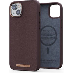 Leather Magsafe Case iPhone 14 Pls Dark Brown, Njord Genuine Leather Magsafe Case iPhone 14 Pls Da