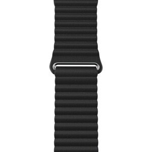 Next One Leather Loop remienok Apple Watch 42/44/45mm čierny