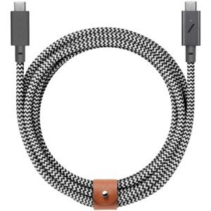Native Union Belt Cable ~ 000000 ~ (USB-C – USB-C) 2,4m zebra