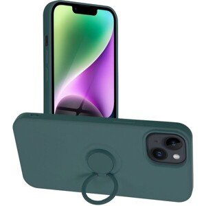 SILICONE RING Case for IPHONE 14 green