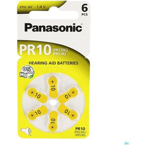 Panasonic PR230 (PR10) zinkovzduchová batéria do načúvadiel (6ks)