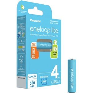 Panasonic Eneloop Lite AAA nabíjacia batéria 550 mAh (4ks)