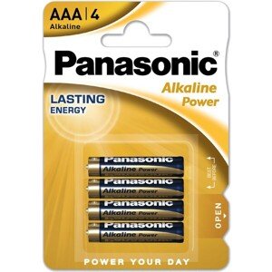 Panasonic Alkaline Power AAA alkalická batéria LR03 (4ks)