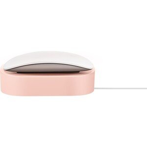 UNIQ NOVA COMPACT MAGIC MOUSE CHARGING DOCK WITH CABLE LOOP - BLUSH (PINK)