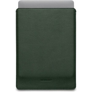 Woolnut kožené Sleeve púzdro pre 14" MacBook Pro tmavo zelené