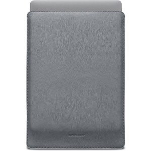 Woolnut kožené Sleeve puzdro pre 16" MacBook Pro šedé