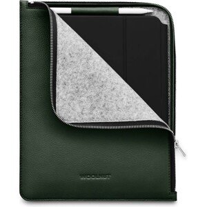 Woolnut kožené Folio púzdro pre 11" iPad Pro/Air tmavo zelené