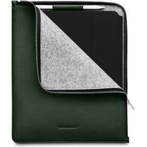Woolnut kožené Folio púzdro pre 12,9" iPad Pro tmavo zelené
