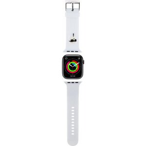 Karl Lagerfeld Karl Head NFT Remienok pre Apple Watch 42/44 White
