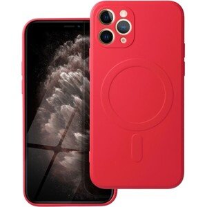 Silicone Mag Cover case compatible s MagSafe pre IPHONE 11 PRO red
