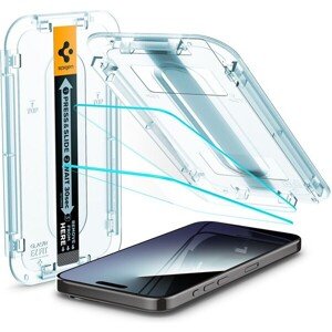 Spigen Glass tR EZ Fit 2 Pack, transparency - iPhone 15 Pro